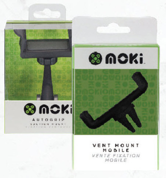 Moki vent mount or autogrip suction mount