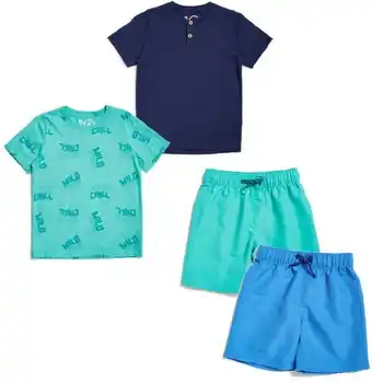 BIG W K-D Kids Tees & Plain Microfibre Shorts offer