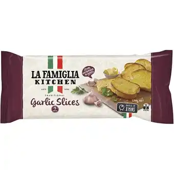 Woolworths La Famiglia Garlic Slices 270g – From the Fridge offer