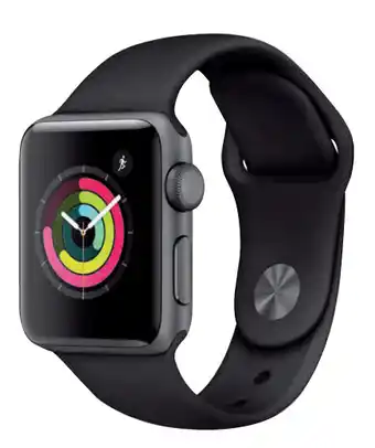 The Good Guys Apple watch series 3 (gps) 38mm space grey aluminium case - black sport band offer