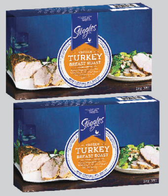 Drakes Steggles frozen turkey breast 1kg offer
