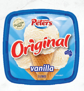 Drakes Peters original ice cream 2lt offer
