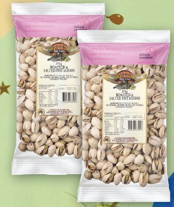 Drakes Yummy pistachios roasted & salted 375g offer