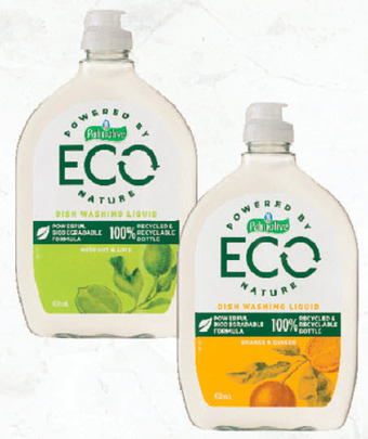 Drakes Palmolive eco nature dishwashing liquid 450ml offer