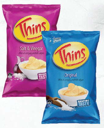 Drakes Thins chips 150g - 175g offer