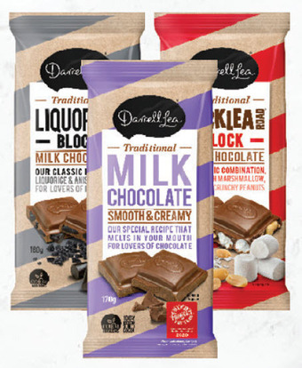Drakes Darrell lea block chocolate 160g - 180g offer