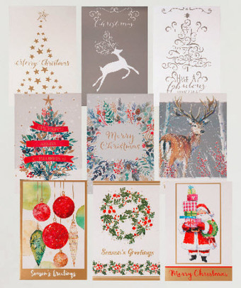 Drakes Assorted christmas cards 15 pack offer