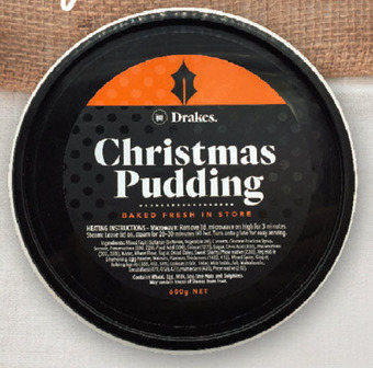Drakes Drakes christmas pudding or round fruit cake 600g offer