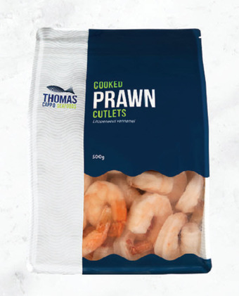 Drakes Thomas cappo seafoods cooked prawn tail on 500g offer