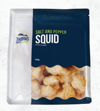 Thomas cappo seafoods salt & pepper squid 500g