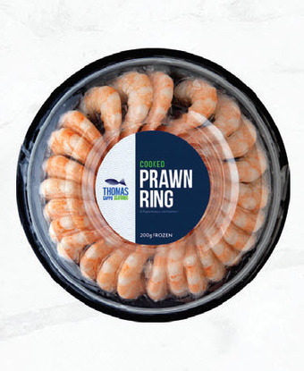Drakes Thomas cappo seafoods prawn ring 200g offer
