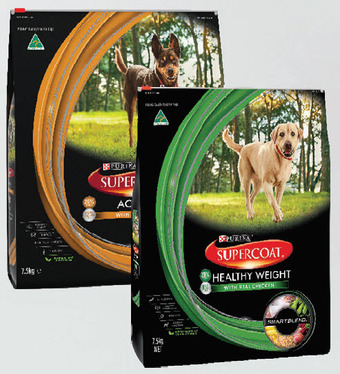 Drakes Purina supercoat dog food 7.5kg offer