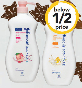 Drakes Johnson & johnson body care body wash 1lt offer