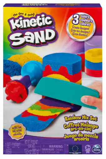 BIG W Kinetic sand rainbow mix set offer