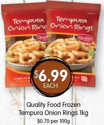 Spudshed Quality Food Frozen Tempura Onion Rings offer