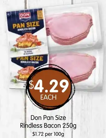 Spudshed Don Pan Size Rindless Bacon offer