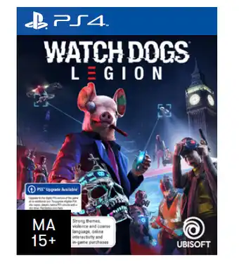 BIG W Ps4 watch dogs legion offer