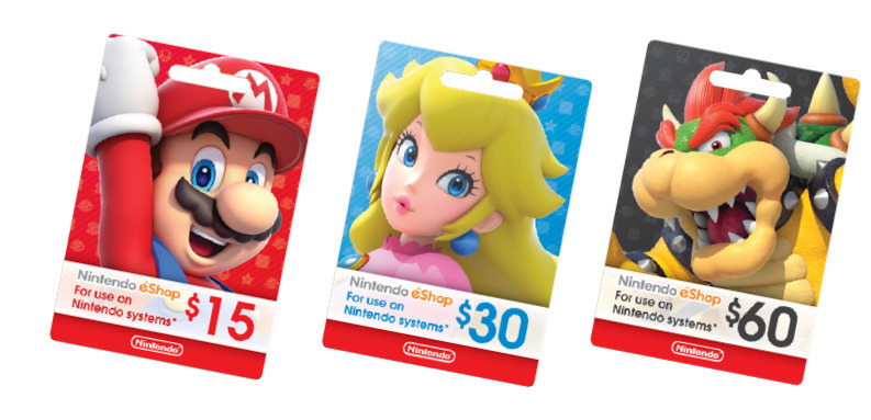 big w nintendo gift card