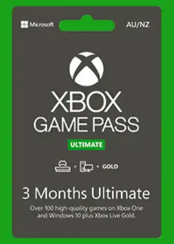 BIG W Xbox game pass 3 months ultimate offer