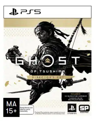 BIG W Ps5 ghost of tsushima directors cut offer
