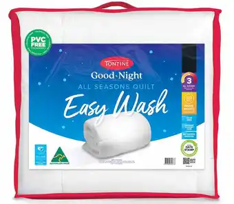 BIG W Tontine good-night easy wash quilt qb offer