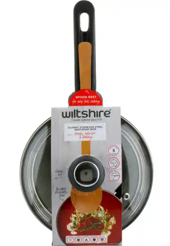 BIG W Wiltshire ‘classic’ saucepan with glass lid 18cm offer
