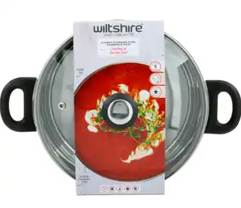 BIG W Wiltshire ‘classic’ casserole with glass lid 24cm offer