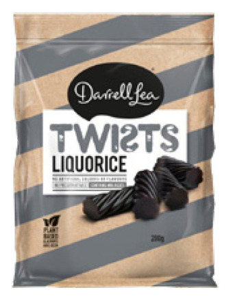 Darrell lea liquorice twists 280g