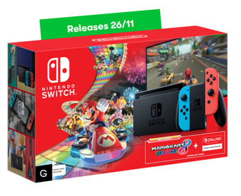 BIG W Nintendo switch neon console offer