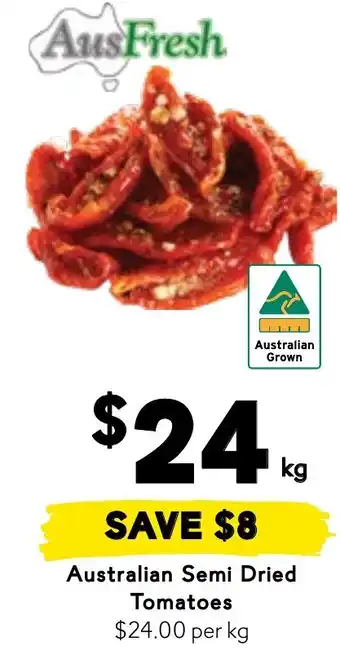 Drakes Australian Semi Dried Tomatoes offer