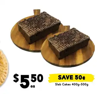 Drakes Slab Cakes offer