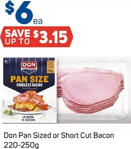 Foodland Don Pan Sized or Short Cut Bacon offer