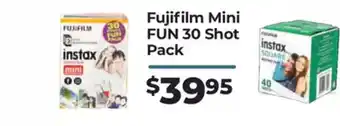 Teds Cameras Fujifilm mini fun 30 shot pack offer