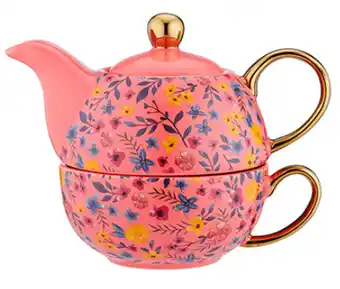 Flowering fields tea for one - peach