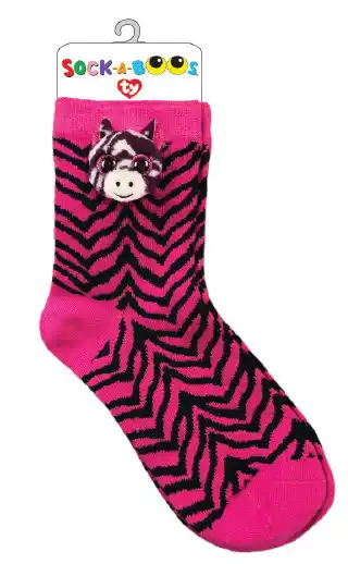 Ty beanie boos socks - zebra