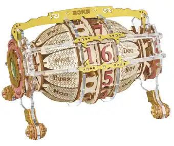 Diy wooden puzzle kit - time engine calendar