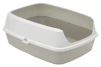Moderna maryloo with rim litter tray, warm grey 50cm