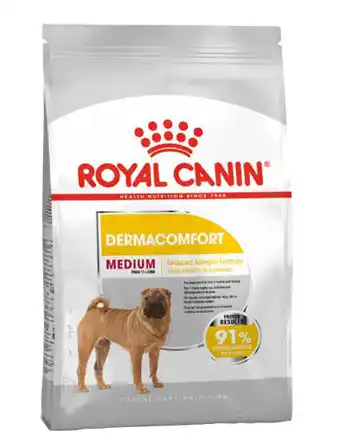 Pet stock Royal canin dermacomfort medium dog dry food 10kg offer