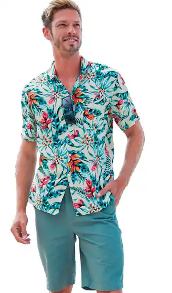 Rivers Rivers short sleeve cuban collar shirt offer