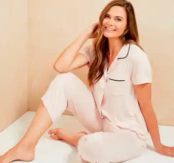 Magnolia lounge basics classic pj set