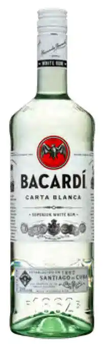 Bacardi superior rum 1 litre