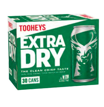 First Choice Liquor Tooheys extra dry block can 375ml offer