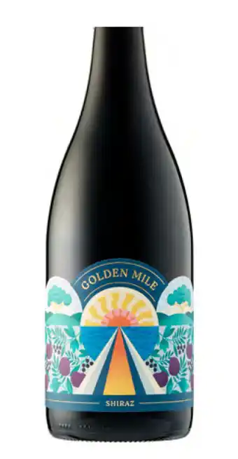 Golden mile shiraz 750ml