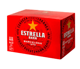 Estrella damm lager bottle 330ml