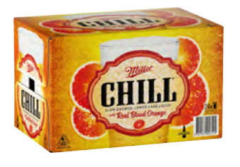 Miller chill blood orange bottle 330ml
