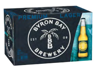 Byron bay lager bottle 355ml