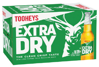 Liquorland Tooheys extra dry bottle 345ml offer