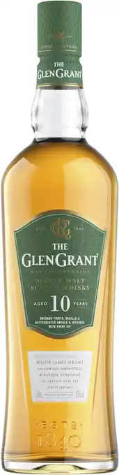 First Choice Liquor Glen grant 10yo single malt scotch whisky 700ml offer