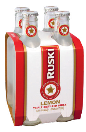 Liquorland Ruski lemon bottle 275ml offer