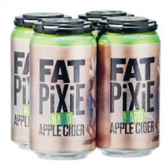 Liquorland Fat pixie hard apple cider can 4x375ml offer